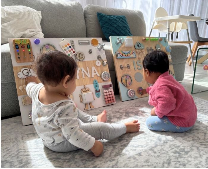 Custom Toddler Busy Board
