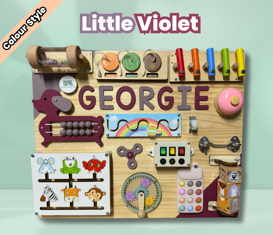 Custom Toddler Busy Board