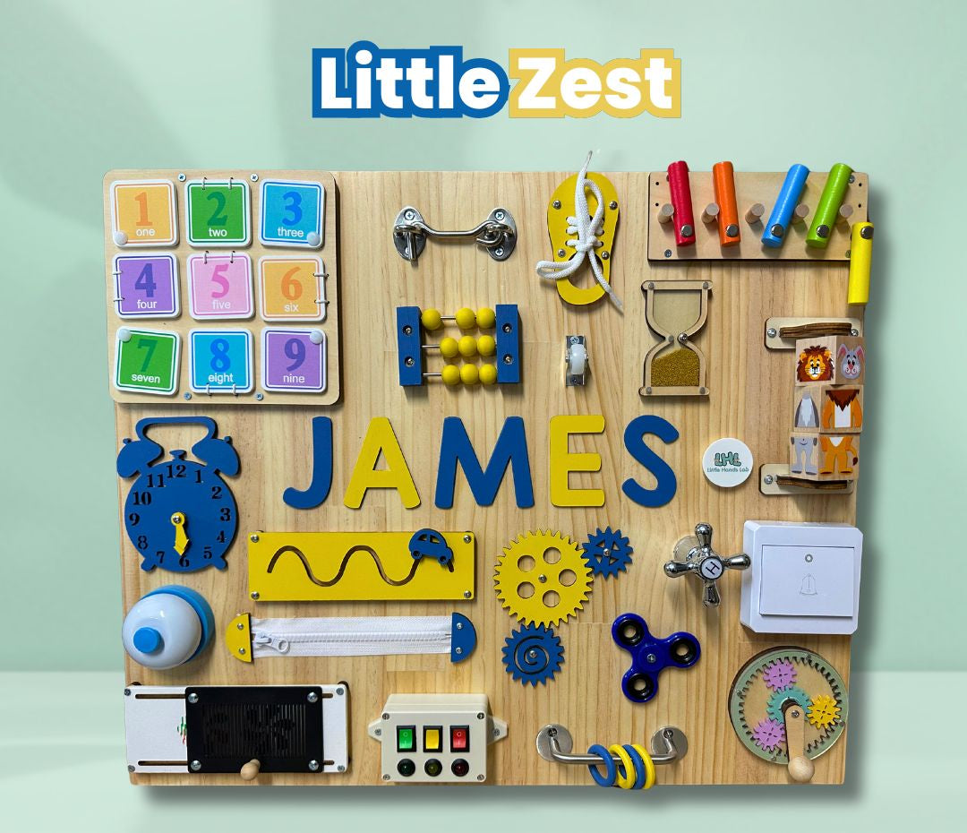 Custom Toddler Busy Board