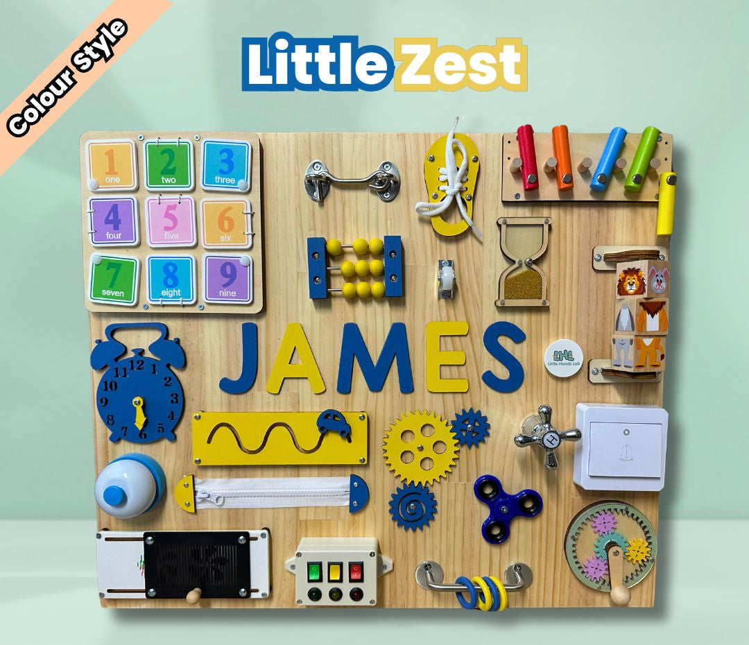 Custom Toddler Busy Board