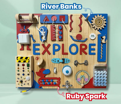 Custom Toddler Busy Board