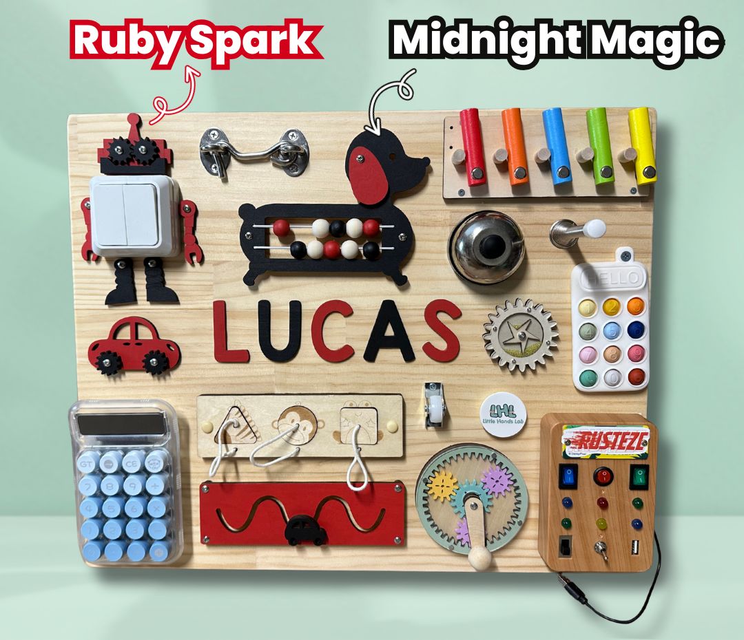 Custom Toddler Busy Board
