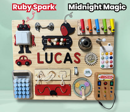Custom Toddler Busy Board