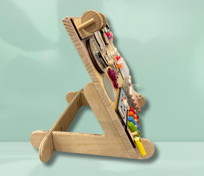 Wooden Busy Board Stand
