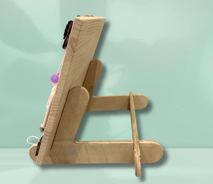 Wooden Busy Board Stand