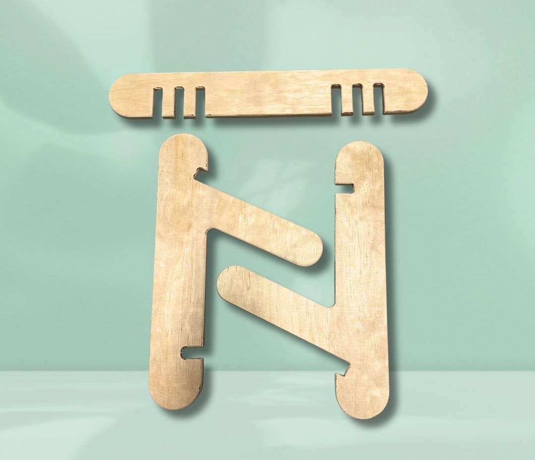 Wooden Busy Board Stand