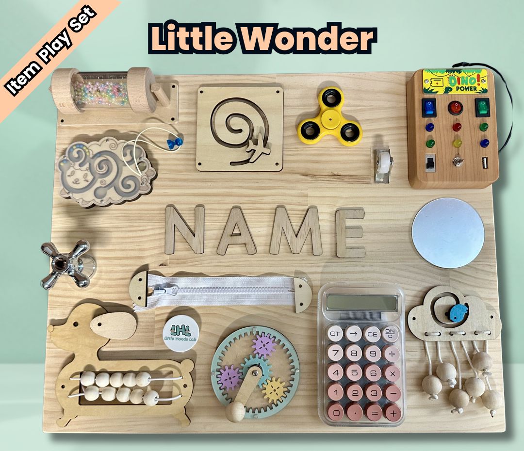 Custom Toddler Busy Board
