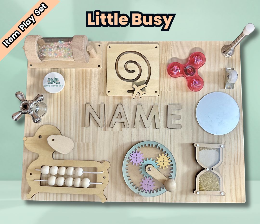 Custom Toddler Busy Board
