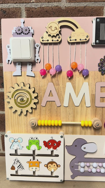 Custom Toddler Busy Board